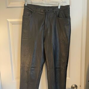 Jones New York Sport Leather Pants